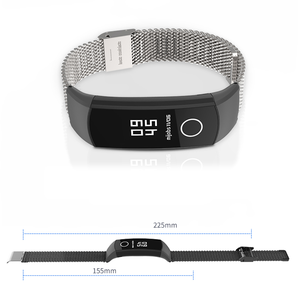 LEMFO Smart Accessories For Huawei Honor Band 4 Strap Anti-Lost Replacement Milanese Steel Bracelet Precision Mesh Band 5 Strap LEMFO Smart Accessories For Huawei Honor Band 4 Strap Anti-Lost Replacement Milanese Steel Bracelet Precision Mesh Band 5 Strap